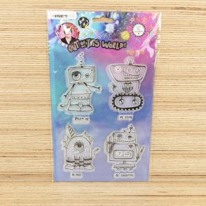 Clear Stamp – Studiolight – große Roboter (out of this world)